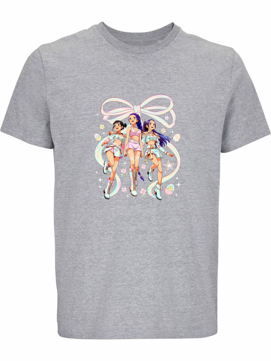 kirikoko Παιδικό T-shirt Grey Melange Coquette ...
