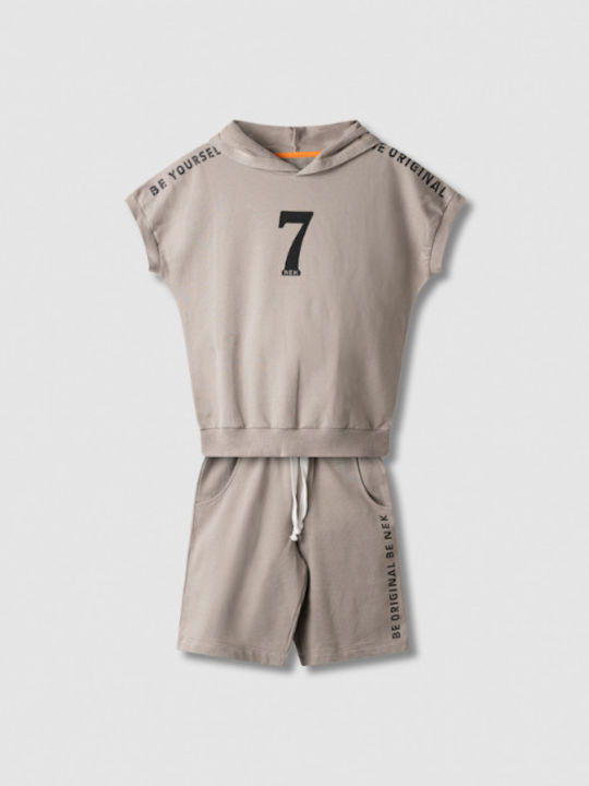 Nek Kids Wear Παιδικό Σετ με Σορτς Ελεφαντι 2τμχ
