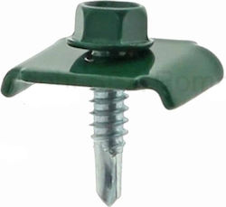 Set 50 Fence Fixing Clamps 20x30mm Self-drilling Screw 6.3x25 174.50.60 Set 50 Fence Fixing Clamps 20x30mm Self-drilling Screw 6.3x25 174.50.60