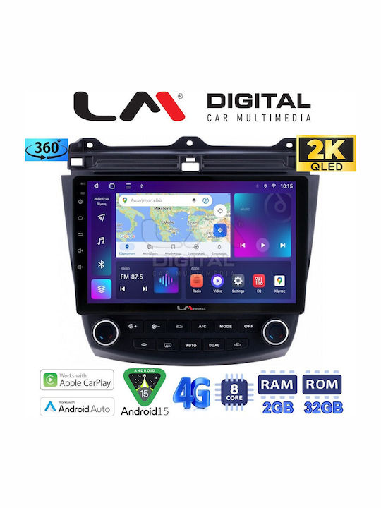 LM Digital Автомобилна Аудио Система За Honda Accord 2002>2008 Bluetooth USB WiFi GPS Apple CarPlay Android Auto