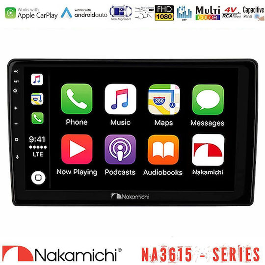 Nakamichi Car Audio System for Ford Transit Custom 2019 Bluetooth USB WiFi GPS Apple CarPlay Android Auto with 9" Touch Screen