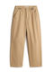 Women's Fabric Trousers Beige