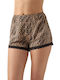 Minerva Summer Women's Pyjamas Shorts Brown Elegance
