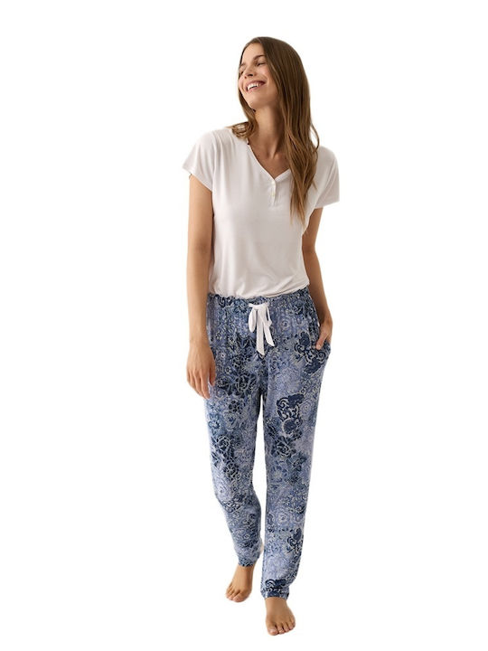 Promise Summer Women's Blue Pyjama Set