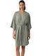 Minerva Summer Women's Robe Khaki