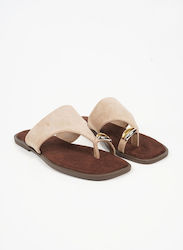 Piazza Women's Flat Sandals Beige