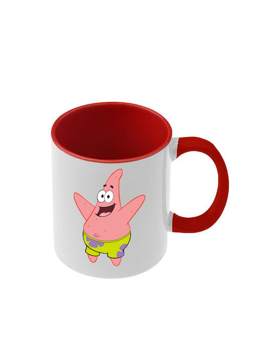 SpongeBob Red Handle Interior Mug
