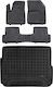 Rubber Floor and Trunk Car Mats Set Compatible with Peugeot 3008 II Hybrid 4x4 5 Pieces