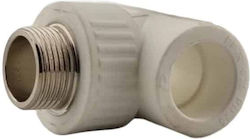 Ppr Tee 25mm 3/4 Inch Male Thread Z-tools Ext7055