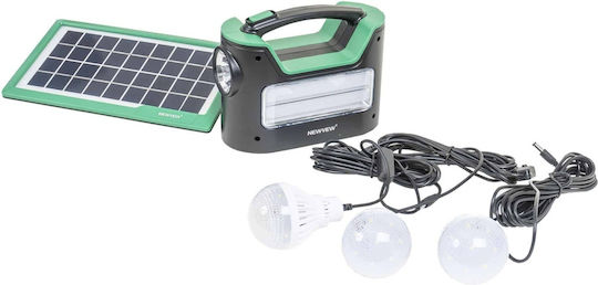 Lantern Kit Solar Panel Plus 3 Led Bulbs Z-tools Zts 8259