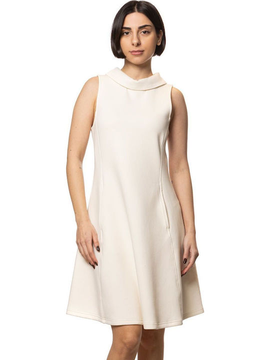 Summer Mini Beige Dress