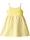 Girls Sleeveless Yellow Dress