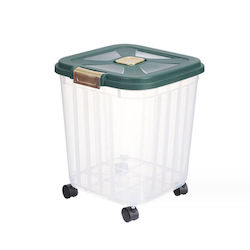 Recipient de Depozitare pentru Hrană Uscată Transparent 30l