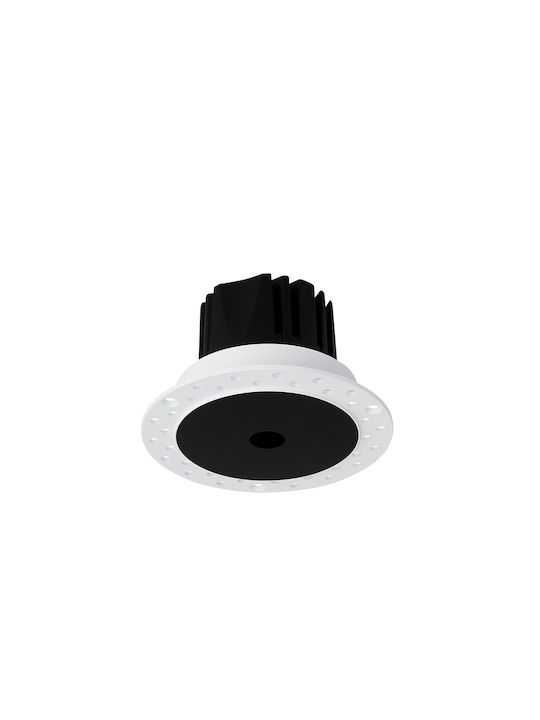 Ideal Lux Хоновето Скрити Светлини с Вграден LED и Топло Бяла Светлина Черен