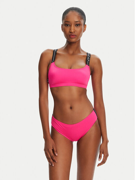 Set Bikini Sport-BH Fuchsie