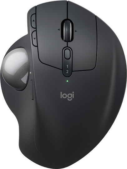Logitech MX Ergo S Advance Wireless Ergonomic Bluetooth Mouse with Trackball Gray