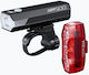 Cateye Rechargeable Bicycle Lights Set