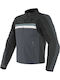 Dainese HF 3 Herren Leder Motorradjacke 4 Jahreszeiten Schwarz/Gletscher-Grau