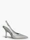 Leder Pumps mit Hohem Absatz Hellblaue M6225