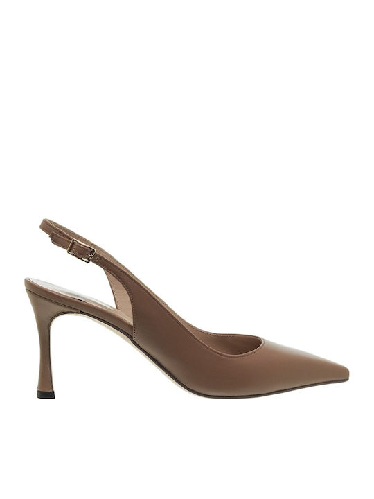 Mourtzi Leder Spitze Zehen Stiletto Pumps mit D...