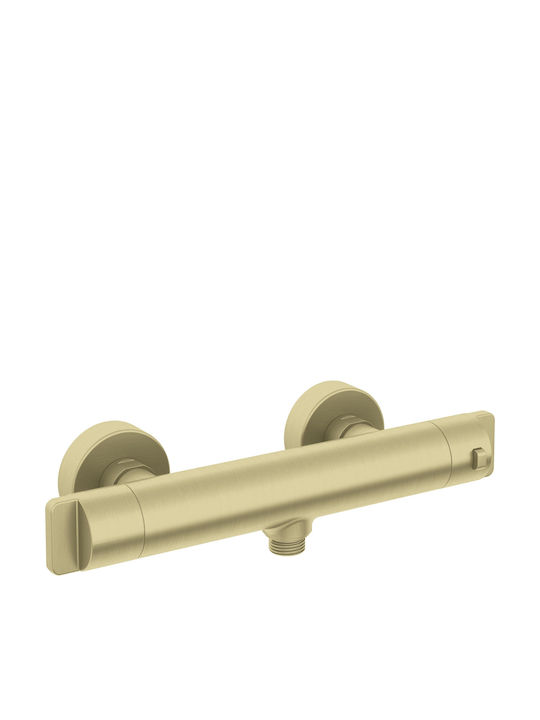 Deante Thermostatic Gold Shower Mixing Faucet