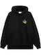 Sweatshirt with Hood Black