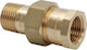 Viega Brass Threaded Reducing Pipe Niple Fitting Male Female 3/4" X 1/2"