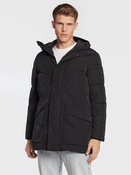 Geacă Puffer De Iarnă Black