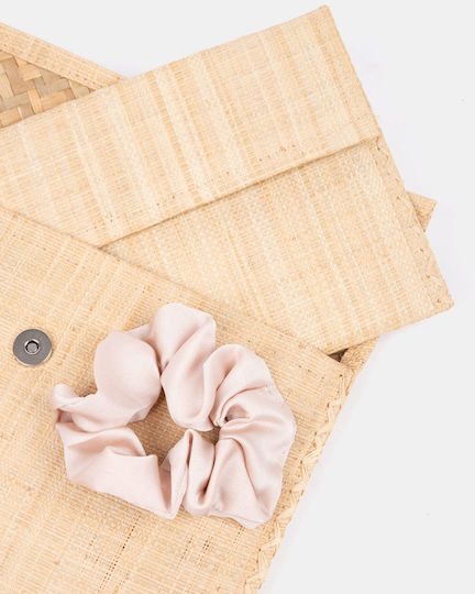 Scrunchie Satin Mărime One Size Bej