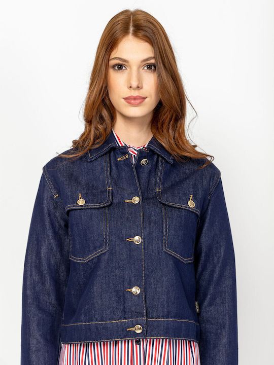 Heavy Tools Damen Jean Jacke Dark