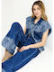 High Rise Women's Jean Pants in Wide Leg Style