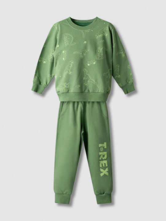 Nek Kids Wear Детски Комплект Анцуг Зелен