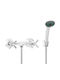 Deante Thermostatic Mixing Shower Faucet Complete Set Silver