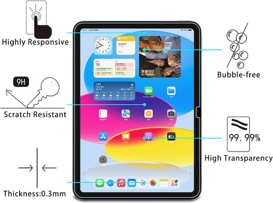 2 Τεμαχια Tempered Glass (Ipad 10th Gen 10.9 (2022) / Ipad 11 (2025))