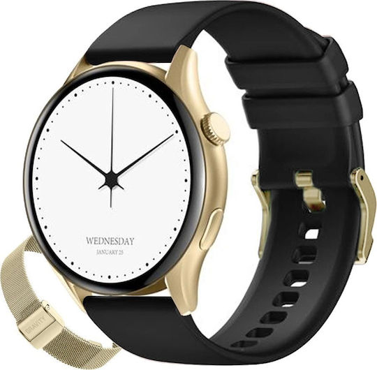 Smartwatch De Damă Gravity Gt11-1 Lgd Lgd Bk