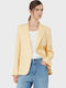 Weekend Maxmara Γυναικείο Σακάκι Yellow