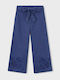 Kinderhose Leinen Blau