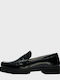 Leder Herren Mokassins in Schwarz Farbe