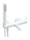 Deante Thermostatic Bathtub Mixing Faucet Complete Set White