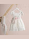 Piccolino Florence Ivory Λευκό Φόρεμα Βάπτισης