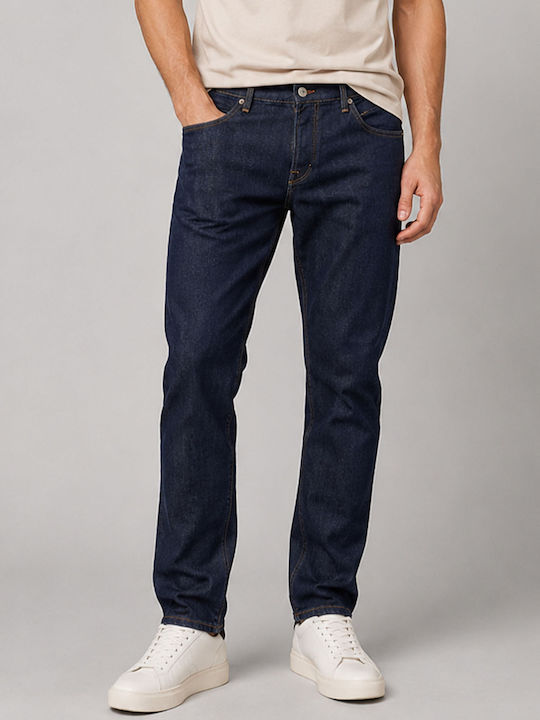Alex Pantaloni De Blugi Pentru Bărbați Cropped Elastic Tapered Albaștri