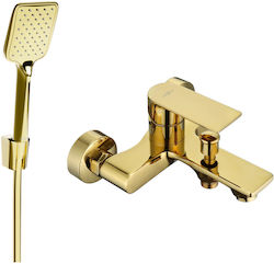 Mexen Thermostatische Badewannenarmatur Komplettes Set Gold