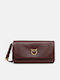 Leather Women's Shoulder Bag Brown