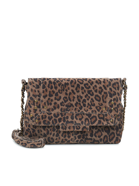 Leder Damen Handtasche Schulter Braun