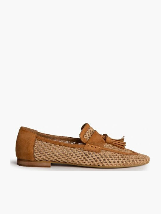 Corina Women's Moccasins in Brown Color