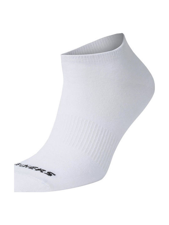Skechers No Show Terry Shocks Бягащи Спортни Чорапи Бели
