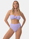 Set Bikini Hohe Taille Flieder
