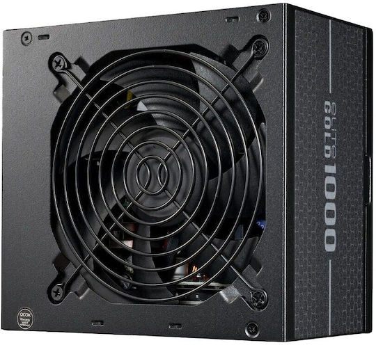 CoolerMaster Elite Gold 1000W Black Power Supply Full Modular 80 Plus Gold