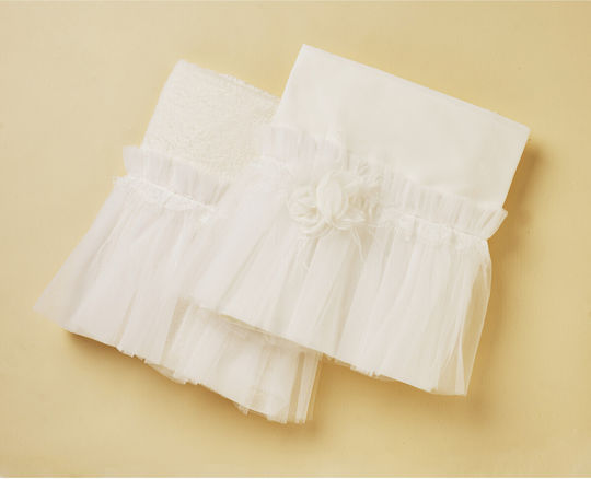 Baby Bloom Set Christening Oilcloths Beige 3 Pieces