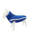 Animal Dog Coat Waterproof Windproof Blue With Back Length 82 cm